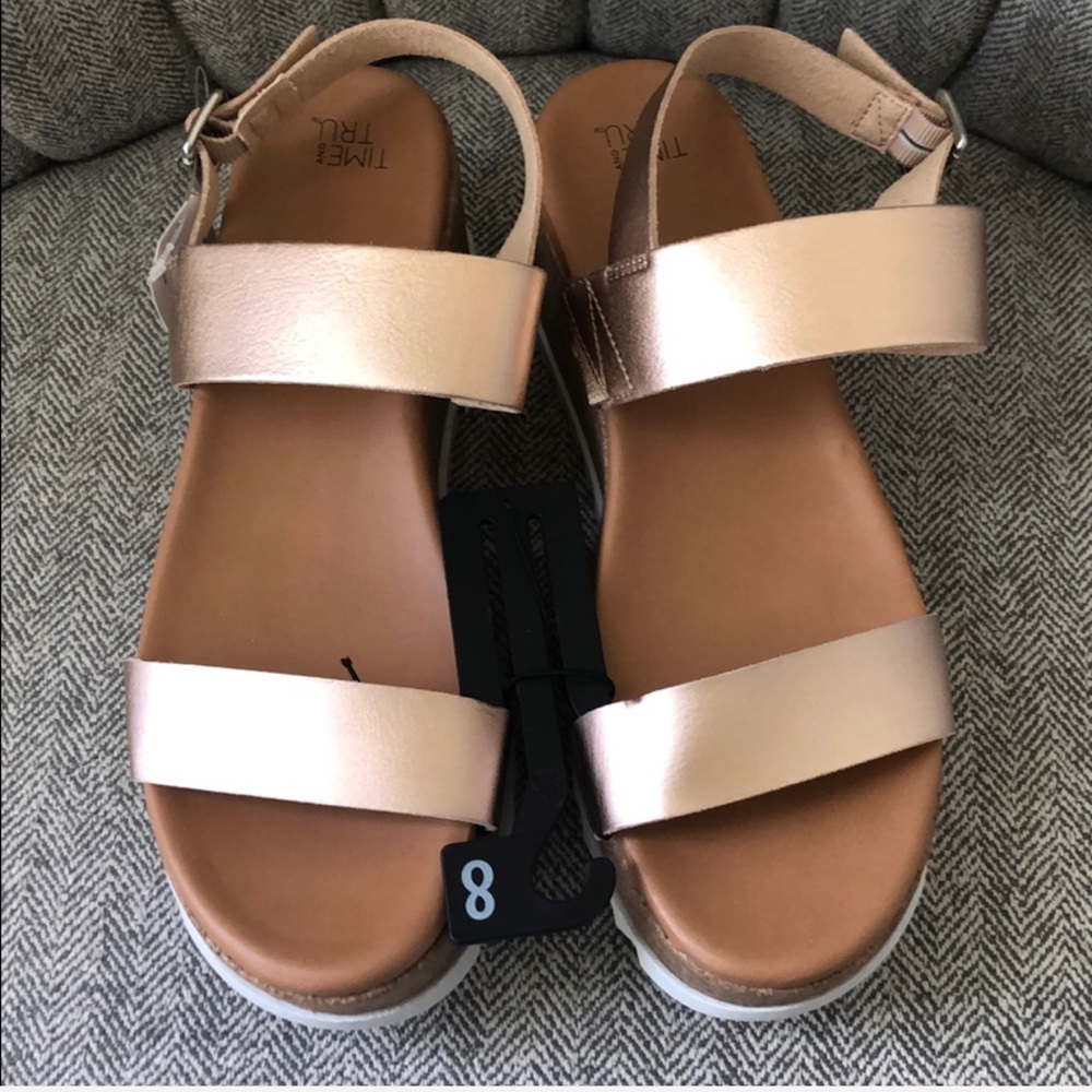 Gold Platform Sandal